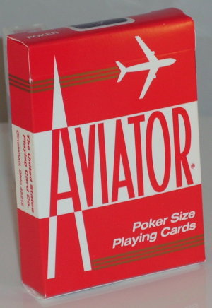 Aviator Deck Red (Poker Size)