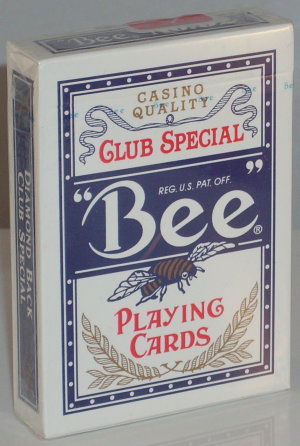 Bee Casino - Poker size Jumbo Index Blue Bee Casino - Poker size Jumbo Index Blue