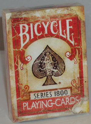 Bicycle 1800s Deck Red