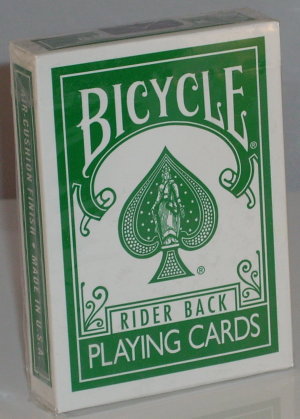 Magic Makers Bicycle Deck Reverse Green
