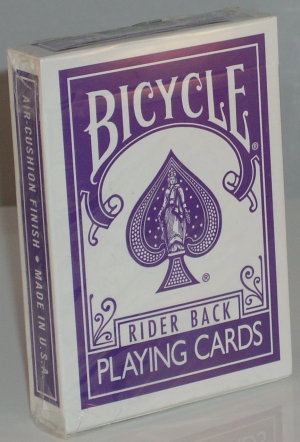 Magic Makers Bicycle Deck Reverse Purple