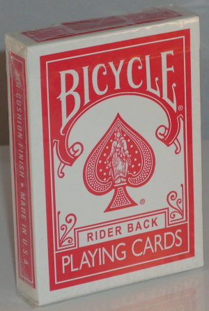 Magic Makers Bicycle Deck Reverse Red