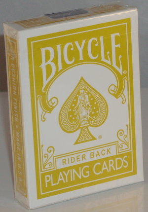 Magic Makers Bicycle Deck Reverse Yellow