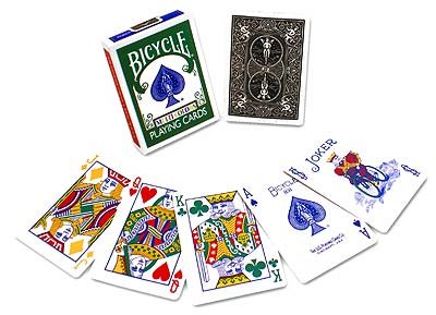 Multi-coloured Bicycle Cards