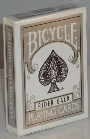 Bicycle Deck (808) Poker Silver