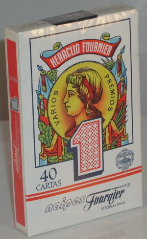 Spanish (Baraja) 40 Card Deck Red
