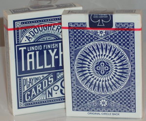 Tally Ho Circle Back (Poker Size) Blue