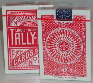 Tally Ho Circle Back (Poker Size) Red