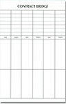 Bridge Score Pads