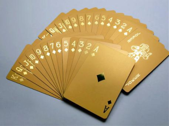 Gold Foil Playing Cards (Plain) Gold Foil Playing Cards (Plain)