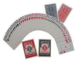 Bicycle poker 808 blue