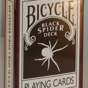Bicycle Black Spider Playing Cards
