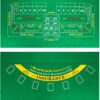 Double-Sided Craps & Blackjack 36" x 18" Roll-up Casino Tabletop Mat - Image 2