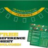 Double-Sided Craps & Blackjack 36" x 18" Roll-up Casino Tabletop Mat - Image 6