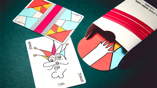 Red Stripe Playing Cards - Image 2