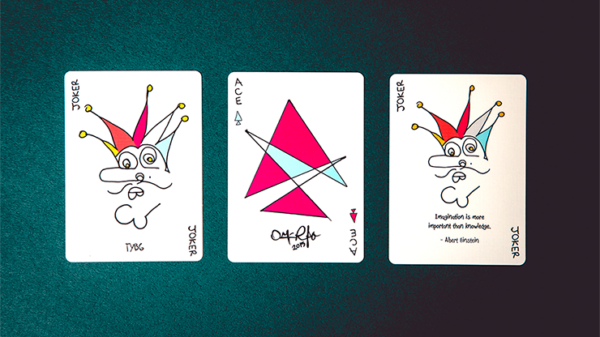 Red Stripe Playing Cards - Image 4