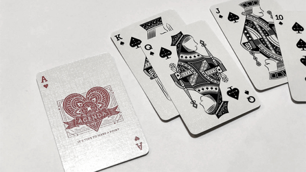 Mini Agenda Playing Cards (White) - Image 6