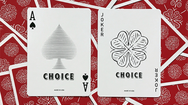Choice Cloverback (Red) Playing Cards - Image 4