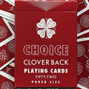 Choice Cloverback (Red) Playing Cards