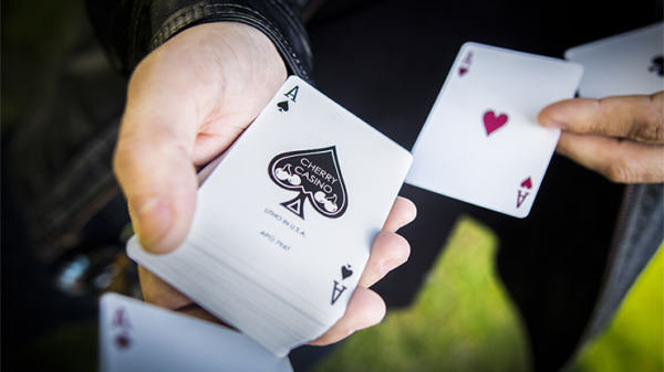 Cherry Casino (Sahara Green) Playing Cards by Pure Imagination Projects - Image 6