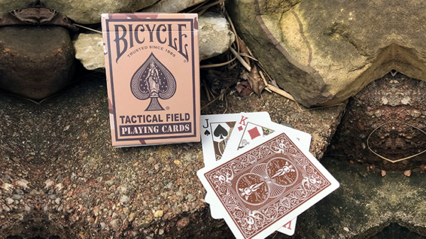 Bicycle Tactical Field Green Camo/Brown Camo (6 Decks) by US Playing Card Co - Image 2