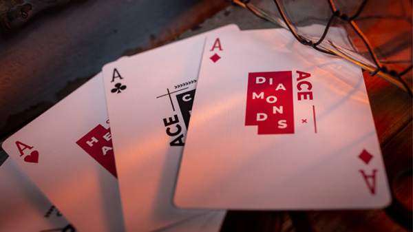 Sinis (Raspberry and Black) Playing Cards by Marc Ventosa - Image 3