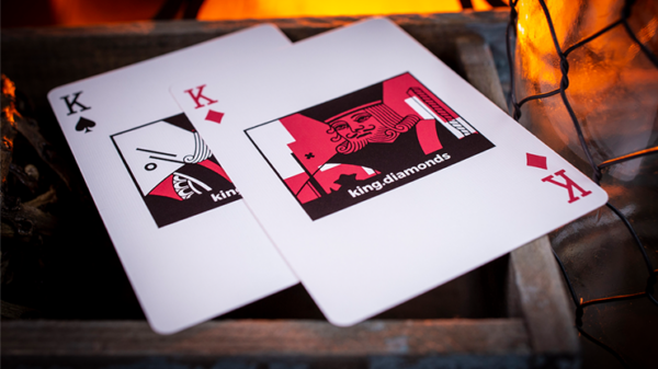 Sinis (Raspberry and Black) Playing Cards by Marc Ventosa - Image 5