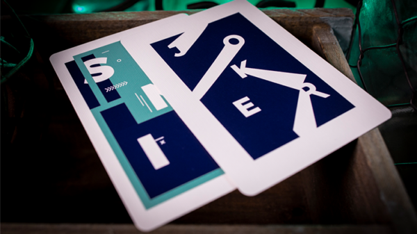 Sinis (Turquoise) Playing Cards by Marc Ventosa - Image 2
