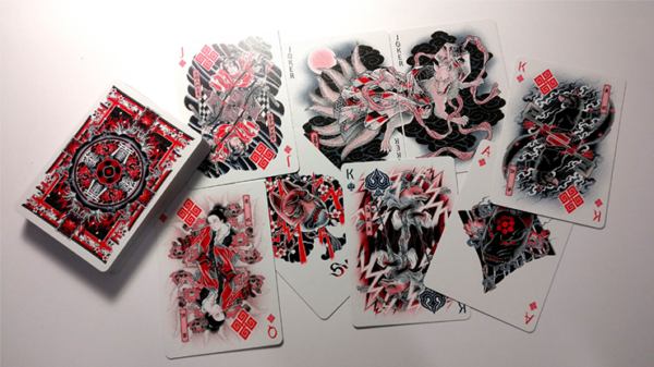 Sumi Kitsune Tale Teller (Craft Letterpressed Tuck) Playing Cards by Card Experiment - Image 5