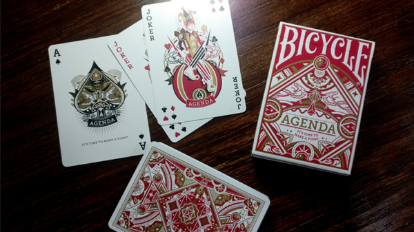 Agenda Red Basic Edition Playing Cards - Image 4