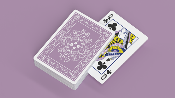 Black Roses Lavender (Marked) Edition Playing Cards - Image 2
