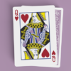 Black Roses Lavender (Marked) Edition Playing Cards - Image 3