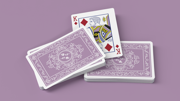 Black Roses Lavender (Marked) Edition Playing Cards - Image 5