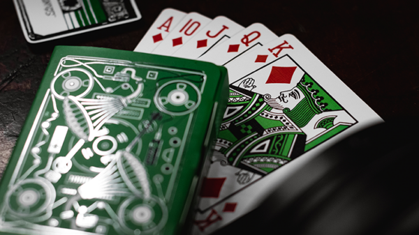 Soundboards V4 Green Edition Playing Cards by Riffle Shuffle - Image 4