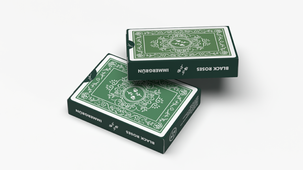 BLACK ROSES IMMERGRÜN Playing Cards - Image 4