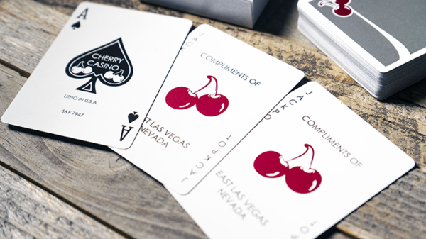 Cherry Casino House Deck (McCarran Silver) Playing Cards by Pure Imagination Projects - Image 6
