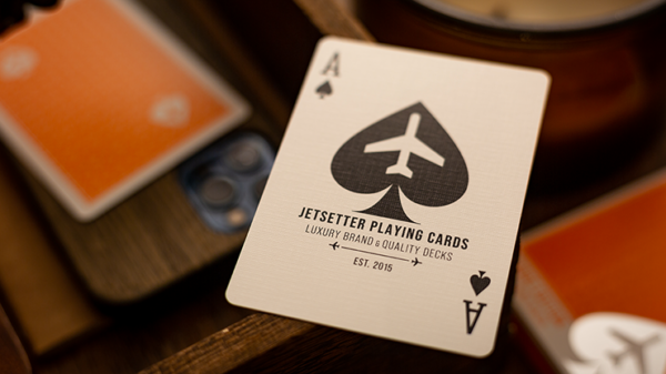 Lounge Edition in Hangar (Orange)  by Jetsetter Playing Cards - Image 2