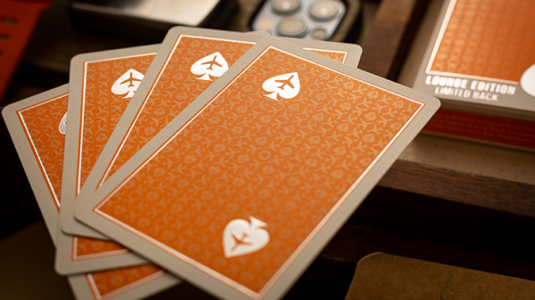 Lounge Edition in Hangar (Orange) with Limited Back by Jetsetter Playing Cards - Image 3