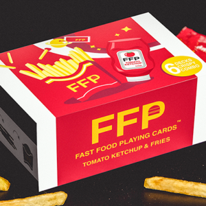Ketchup and Fries Combo (1/2 Brick) Playing Cards by Fast Food Playing Cards