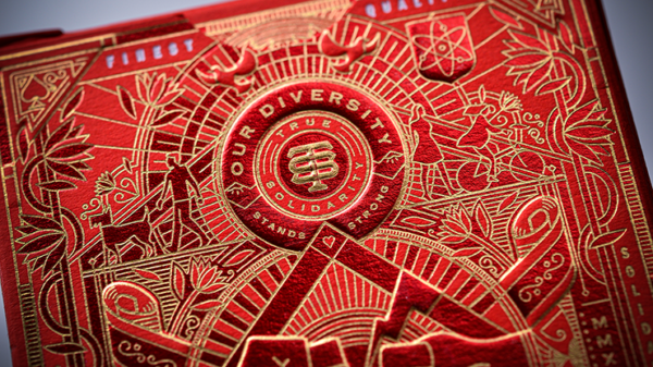 Solidarity (Loving Red) Playing Cards By Riffle Shuffle - Image 3