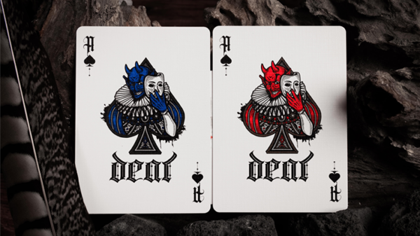 Deal with the Devil (Cobalt Blue) UV Playing Cards by Darkside Playing Card Co - Image 3