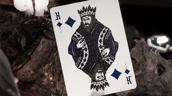 Deal with the Devil (Cobalt Blue) UV Playing Cards by Darkside Playing Card Co - Image 5