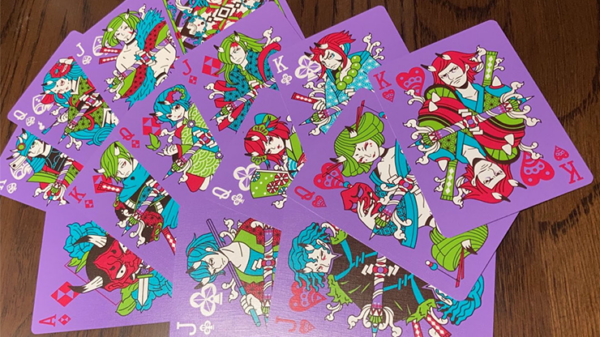 Bicycle Yaksha Hannya Playing Cards by Card Experiment - Image 3