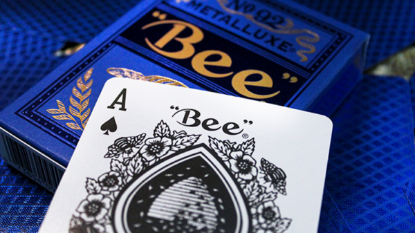 Bee Blue MetalLuxe Playing Cards by US Playing Card - Image 4