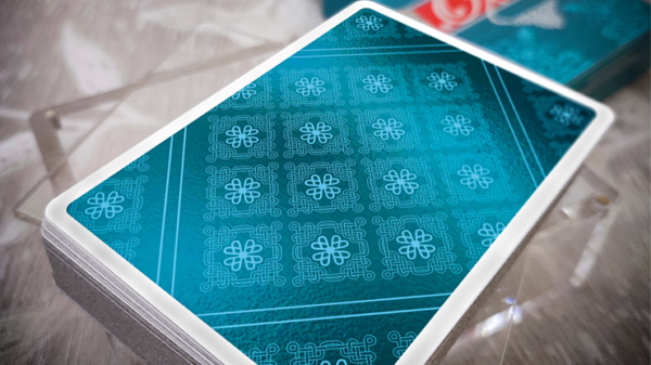 Oxalis (Teal Edition) Playing Cards - Image 2