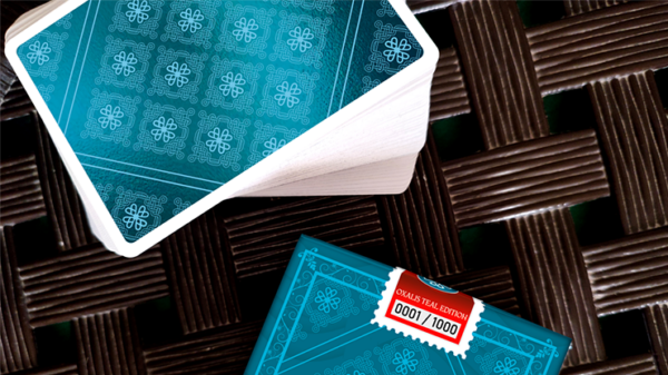 Oxalis (Teal Edition) Playing Cards - Image 3