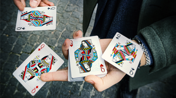 Oxalis (Teal Edition) Playing Cards - Image 4