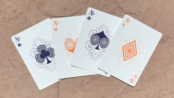 Gilded Bicycle Snail (Blue) Playing Cards - Image 4