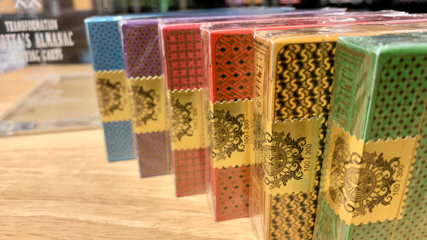 Gilded Cotta 6 Deck Set (w/ Case & Matching Tuck Seal Numbers) Playing Cards - Image 2