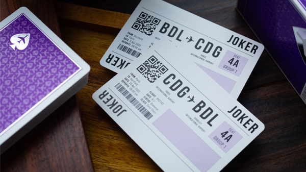 Limited Edition Lounge  in Passenger Purple by Jetsetter Playing Cards - Image 4